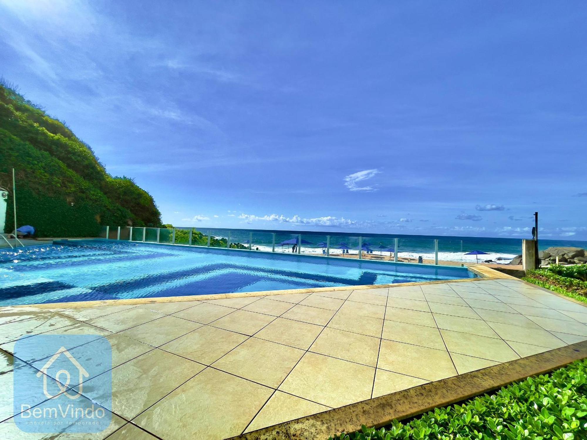 Apartamento Completo Com Vista Mar E Pe Na Areia Сальвадор Экстерьер фото
