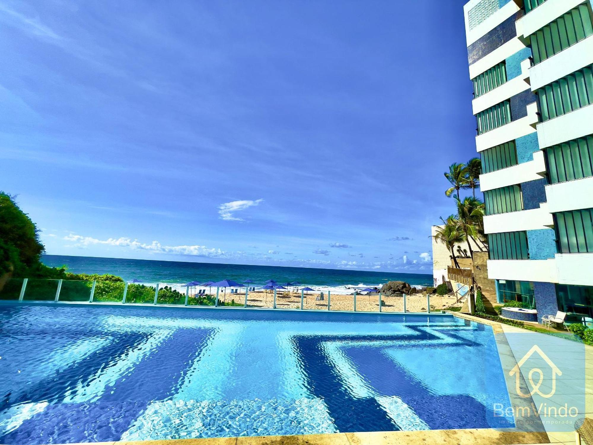 Apartamento Completo Com Vista Mar E Pe Na Areia Сальвадор Экстерьер фото