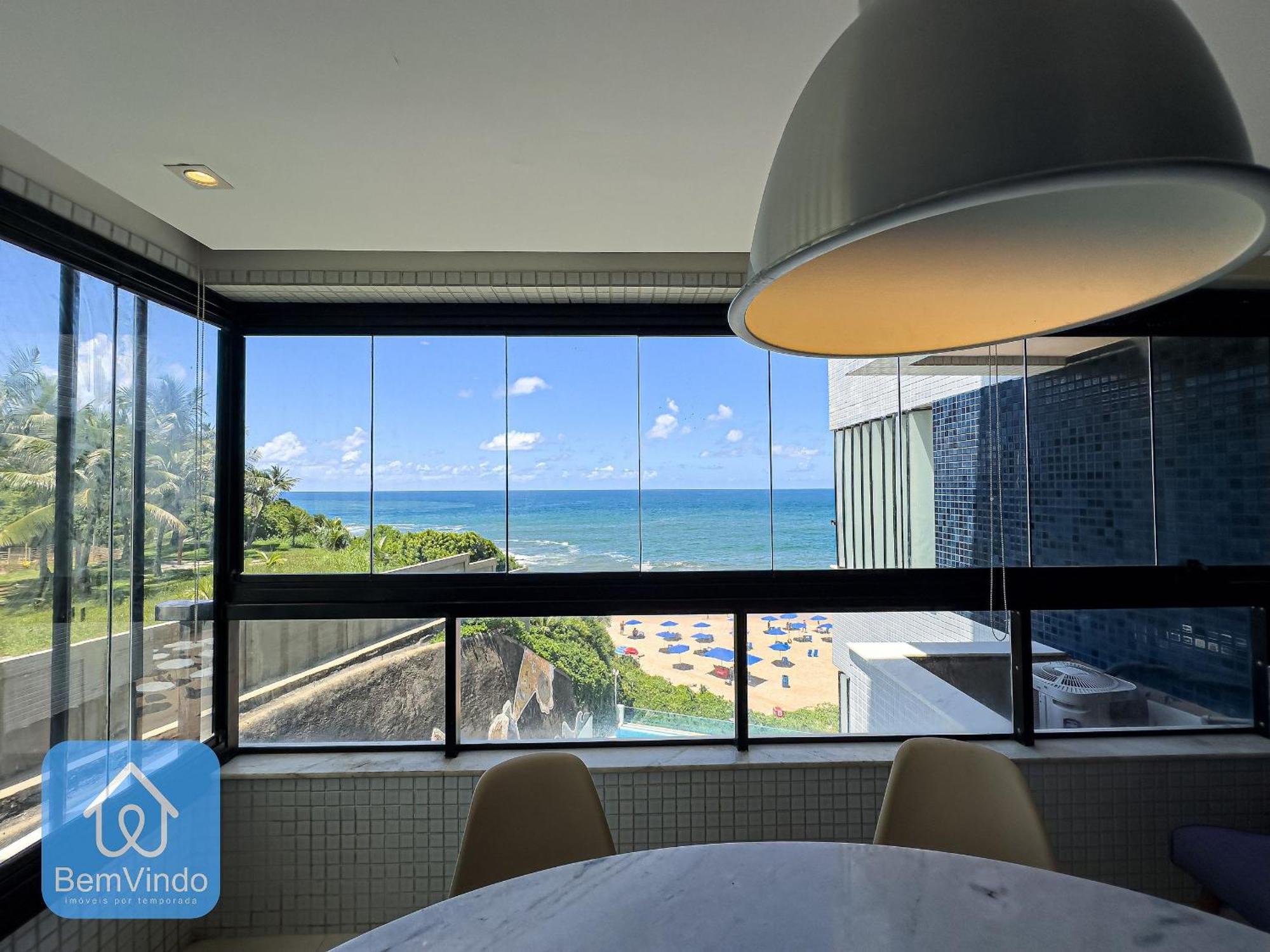 Apartamento Completo Com Vista Mar E Pe Na Areia Сальвадор Экстерьер фото