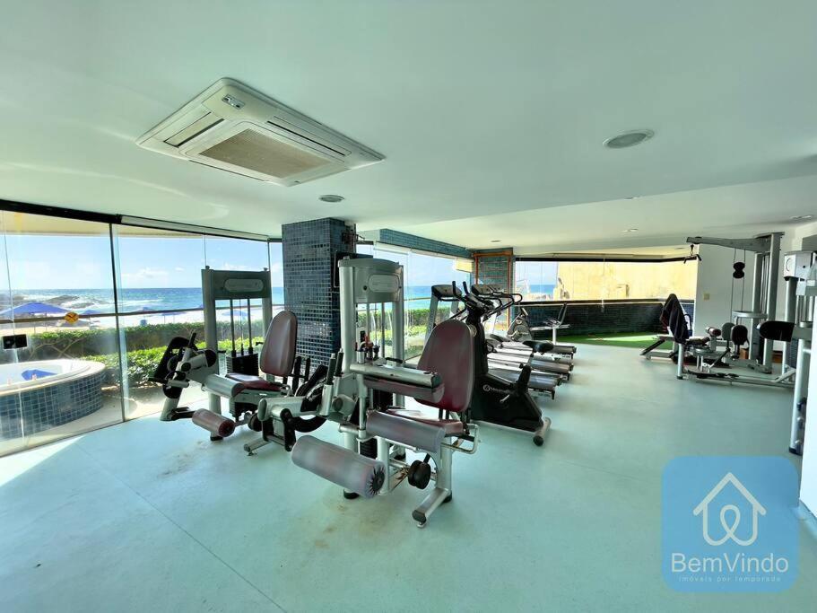 Apartamento Completo Com Vista Mar E Pe Na Areia Сальвадор Экстерьер фото