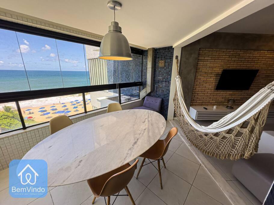Apartamento Completo Com Vista Mar E Pe Na Areia Сальвадор Экстерьер фото