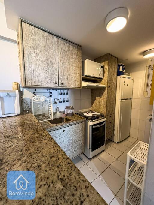Apartamento Completo Com Vista Mar E Pe Na Areia Сальвадор Экстерьер фото